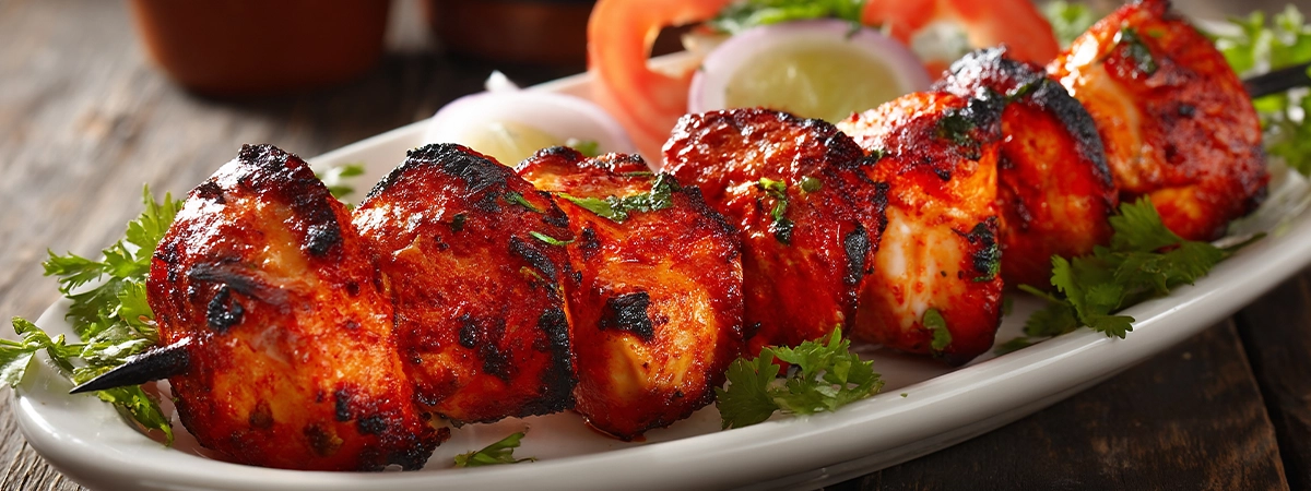 Smoky Chicken Tikka Fresh From Our Grill