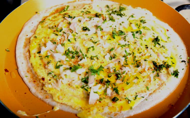 Egg Onion Thosai